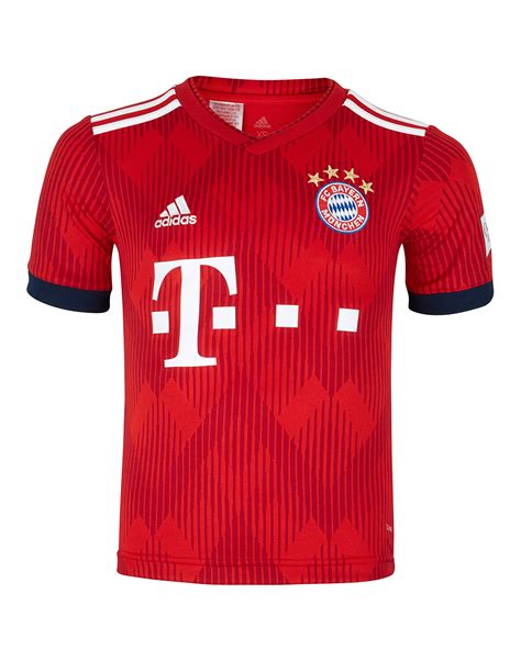 Best sellers, home page, premier league. Kids Bayern Munich 18/19 Home Jersey | adidas | Life Style Sports