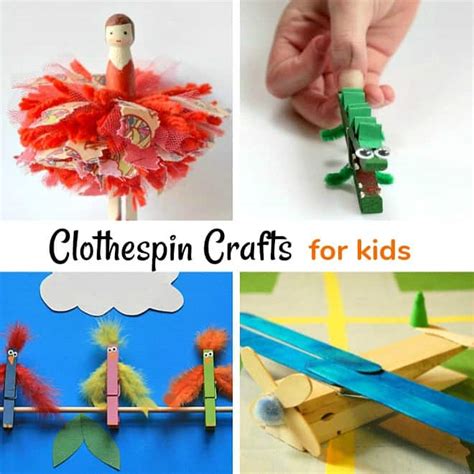 Clothespin Crafts For Kids 16 Fun Crafts Kids Will Love Playing With Too