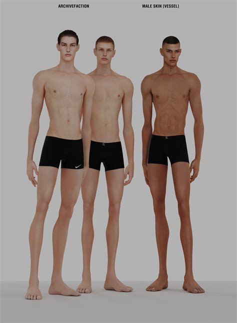 Male Skin Collection Vessel For TS TERFEARRENCE The Sims Skin Sims Body Mods Free