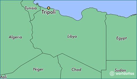 Where Is Tripoli Libya Tripoli Tripoli Map