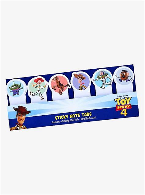 Disney Pixar Toy Story 4 Sticky Note Tabs Boxlunch Exclusive Pixar
