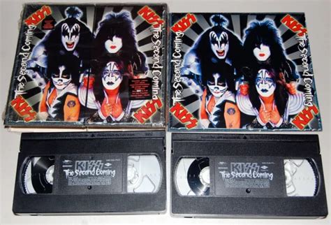 Kiss Band The Second Coming Vhs Video Tape Set Shrink Wrap Hype Sticker