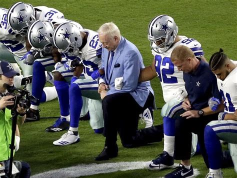 Dallas Cowboys Kneel Protest Wccb Charlottes Cw