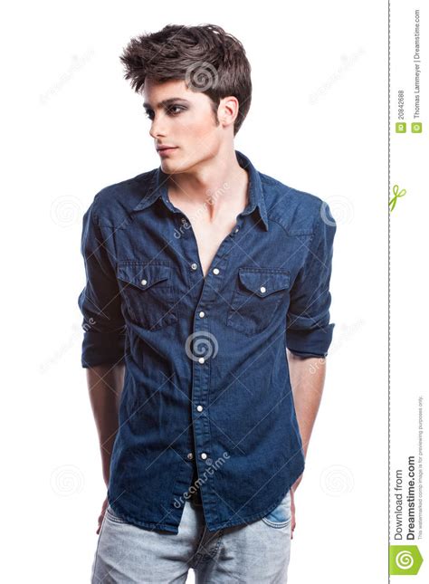 Fashion Shoot With Male Model Stock Photo Image Of Model