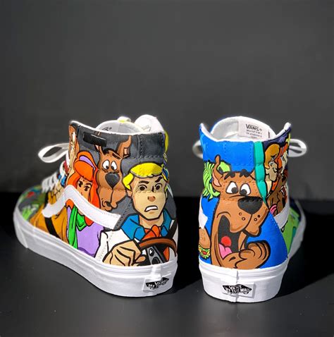 Scooby Doo Vans Fully Covered Etsy