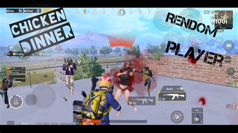 Pubg Mobile Noob Gaming Chicken Dinner With Rendom Squadpubg Mobile