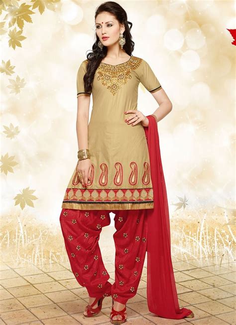Latest Punjabi Patiala Salwar Kameez Designs Collection DiKHAWA Fashion