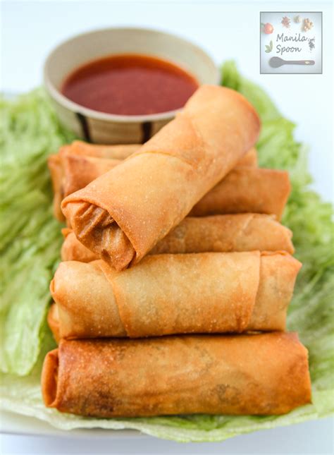 Lumpia Filipino Vegetarian Spring Rolls Manila Spoon