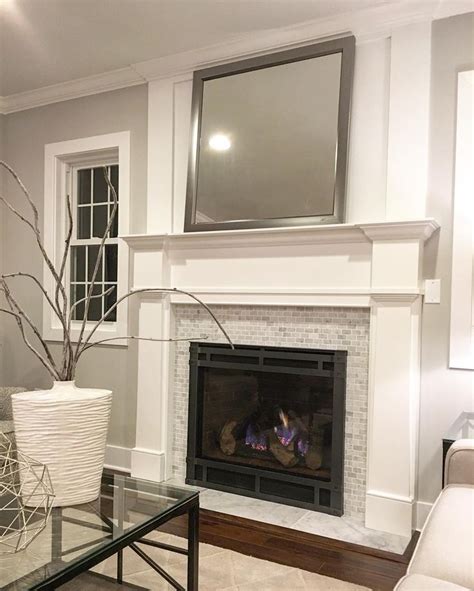 Maybe you would like to learn more about one of these? Beautiful Transitional White Fireplace Mantel! We ...