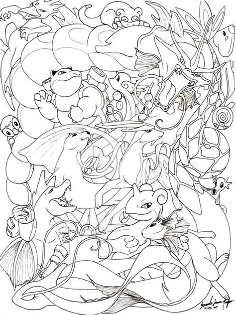All Pokemon Coloring Pages Free Printable All Pokemon Coloring Pages