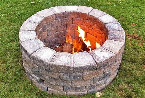 A fire pit that touches the grass will have a higher chance of damaging the grass beneath it. 11 of the Best DIY Fire Pit Ideas for Your Backyard - DIY for Life