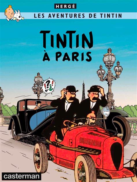 Tintin à Paris Vintage Comic Books Vintage Comics Book Cover Art Comic Book Covers Album