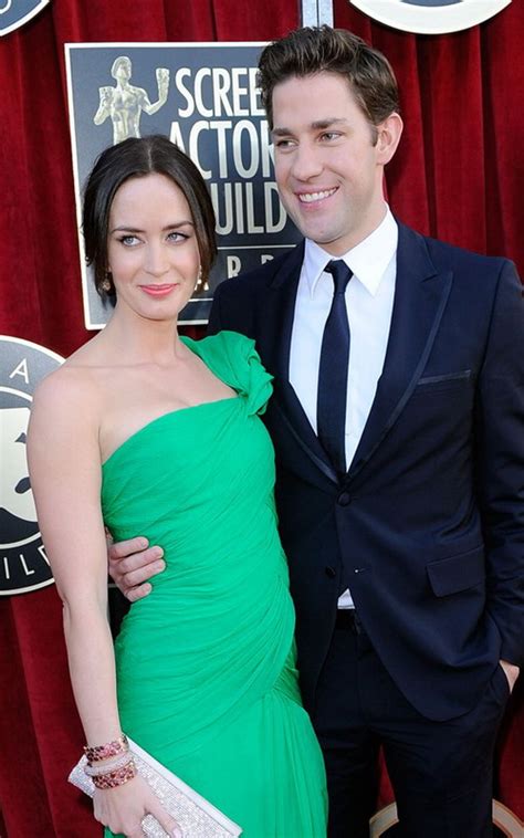 Emily blunt is an actress and she is married to actor john krasinski. If I get married ...: Emily Blunt and boyfriend John ...