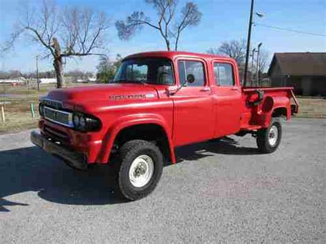 Buy Used 1960 Dodge W100 Crew Cab Power Giant 4wd 318 One Of A Kind