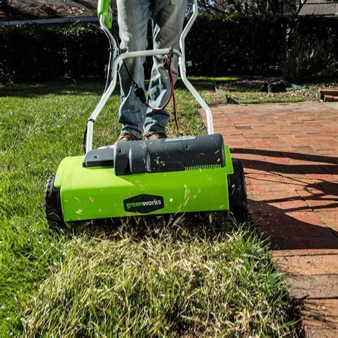 You will be really satisfied with the activity too. Greenworks 27022 10-Amp 14" Corded Dethatcher | Best Lawn Mower Reviews, Ratings & More