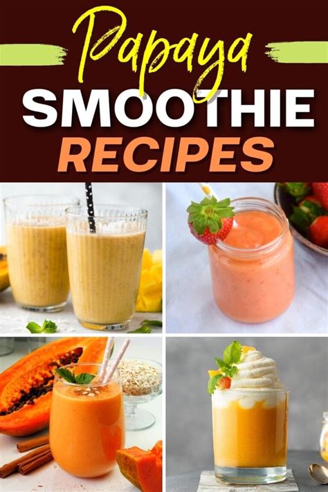 10 Best Papaya Smoothie Recipes Insanely Good