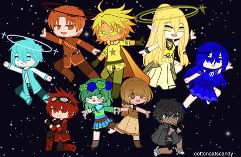 The Sun And The 8 Planets In Gacha By Cottoncatscandy On Deviantart