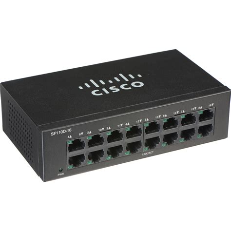 Cisco Sf110d 110 Series 16 Port Unmanaged Network Sf110d 16 Na