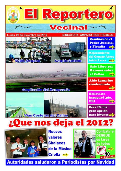 Calaméo EdiciÓn 38 Del PeriÓdico El Reportero Vecinal