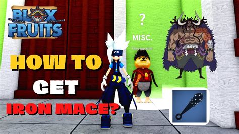 How To Get Iron Mace Blox Fruits Youtube