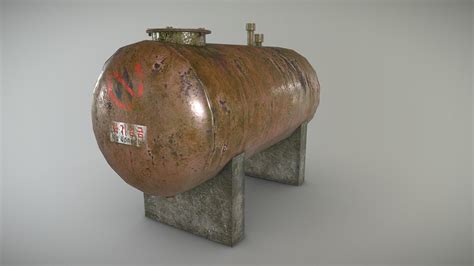 Old Oil Tank Download Free 3d Model By Kwonhyuk 374a3d2 Sketchfab