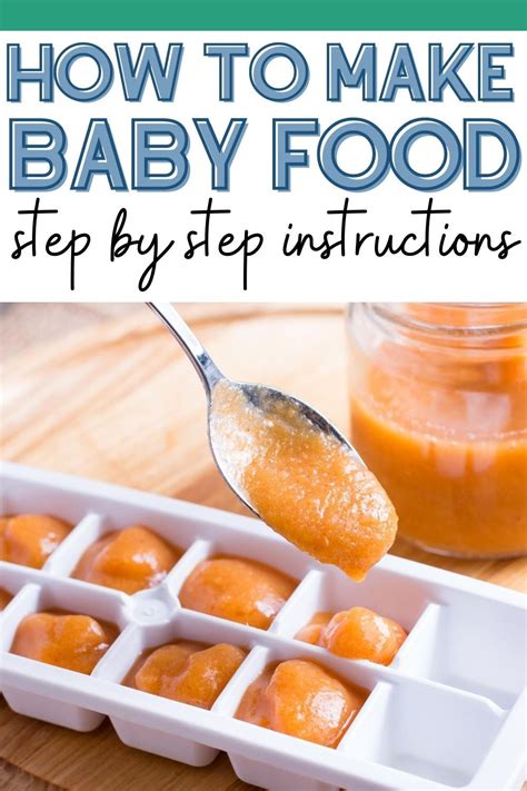 How To Make Your Own Baby Food Artofit