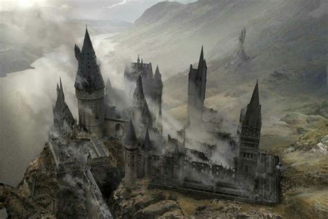 Battle Of Hogwarts Concept Art By Andrew Williamson Harry Potter