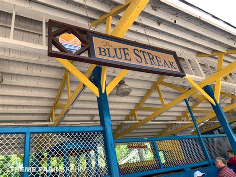 Blue Streak at Conneaut Lake Park | Theme Park Archive