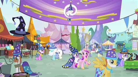 Twilight And Cadance Walking Together S4e11