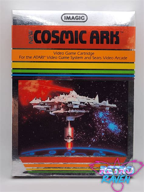 Cosmic Ark Cib Atari 2600 Retro Raven Games