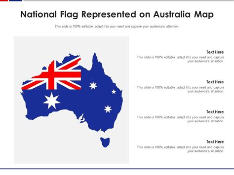 National Flag Represented On Australia Map Slide01 