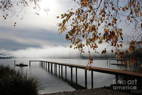 Foggy Autumn Morning Photograph By Cheryl Rose Pixels