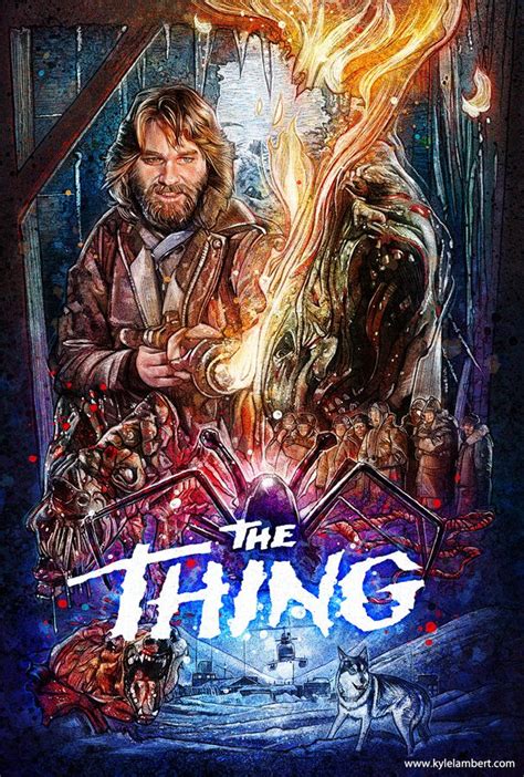 Horror Artwork Movie Artwork Movie Poster Art The Thing Movie Poster