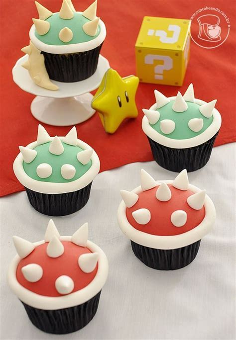 Cupcakes Super Mario Super Mario Bros Party Ideas Mario Kart Party