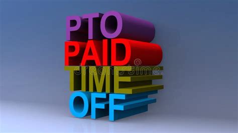 Pto Paid Time Off Concept With Keywords People And Icons Flat