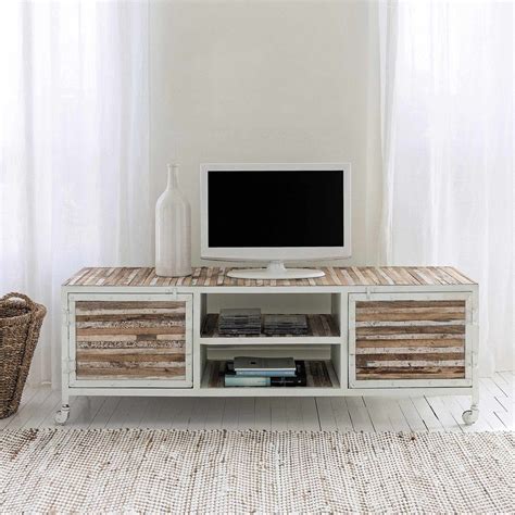 Metall Stockbett 140 Couch / Couchtisch Metall und Ulme ...