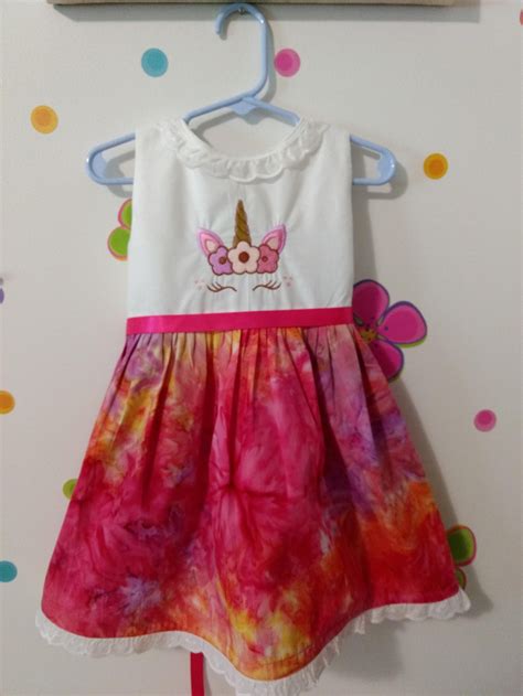 Unicorn Party Dress Colorful And Fun Perfect Princes Size Etsy