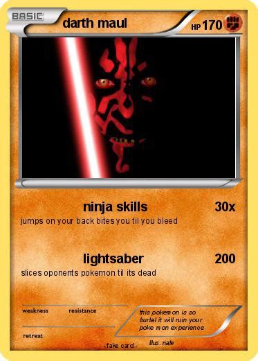 Pokémon darth maul 246 246 - ninja skills - My Pokemon Card