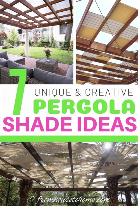 A wide variety of canopy poly tarps options are available to you, such as supply type, technics, and use. DIY Pergola Cover Ideas: 7 Ways To Protect Your Patio From Sun and Rain | Covered pergola ...