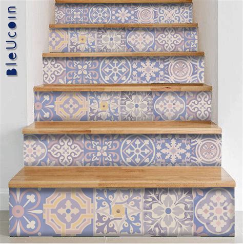 Free delivery and returns on ebay plus items for plus members. Spanish Tile/ Wall/ Cabinet/ Table Top/ Floor / Stair Riser Decal, Removable Kitchen Bathroom ...