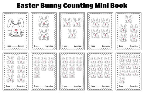 5 Best Preschool Easter Counting Printable Book