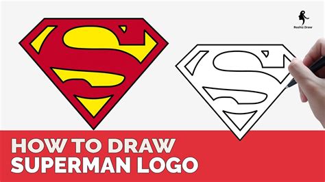 How To Draw Superman Logo Easy Youtube