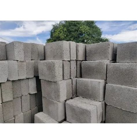 Solid Rectangular 12x8x6 Inch Concrete Blocks For Side Walls At Rs 32