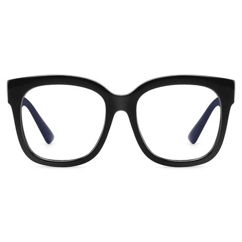 Panner Oversized Blue Light Blocker Glasses For Women Men Square Computer Glasses Anti Eyestrain