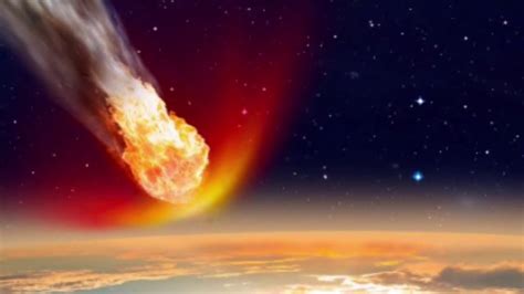 Asteroid Tsunami Impact Pacific Ocean Entire West Coast Of North
