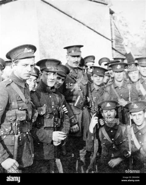 Group Of British Soldiers Ww1 Stock Photo 66154960 Alamy