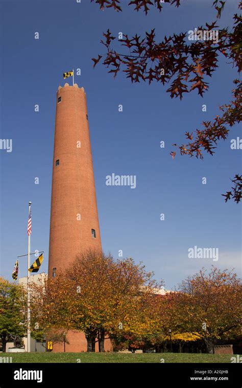 Baltimore Maryland Usa Phoenix Shot Tower Formally Known As