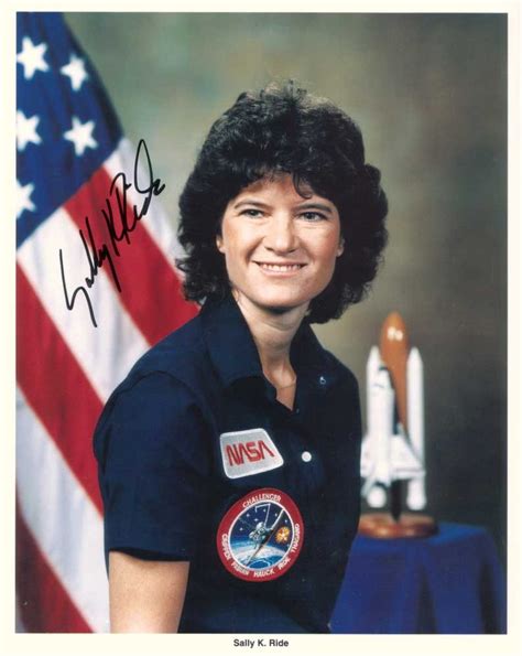 Sally Ride First American Woman In Space And Youngest American