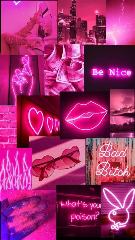 Hot Pink Aesthetic Pictures ~ Backgrounds Fondo Estetik Awan Itl Pastel