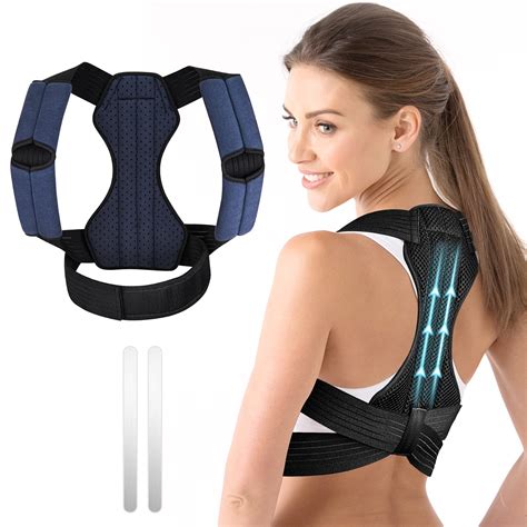 Buy Back Posture Corrector For Women And Men Upgraded Posture Brace With Supportive Bars